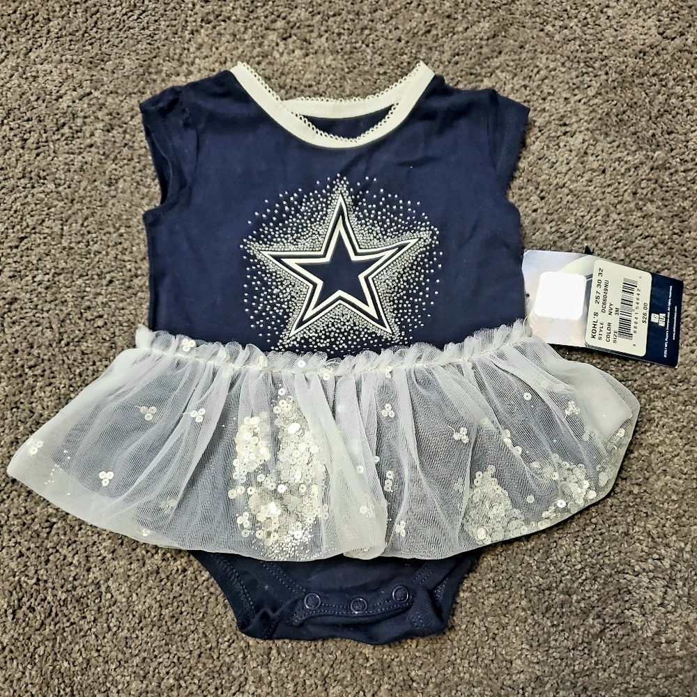3 month Dallas Cowboys onesie
